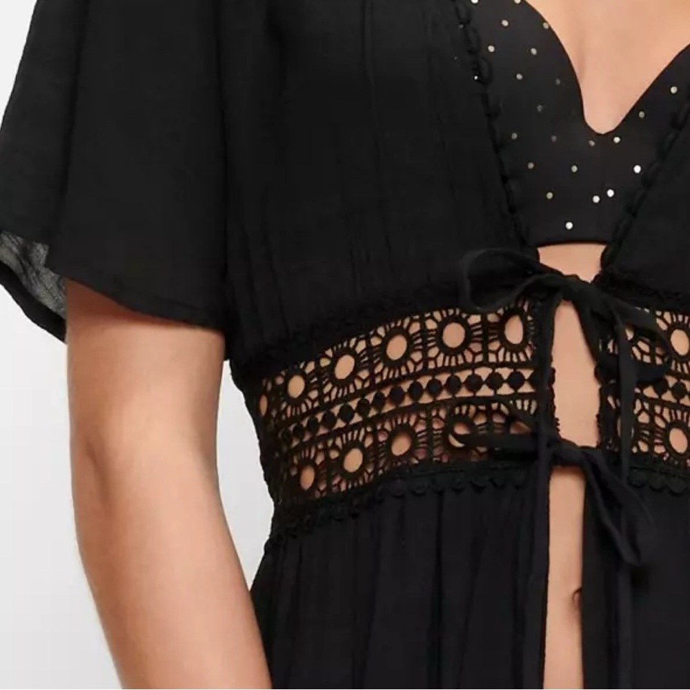 Elegant Black Swimsuit Cover
